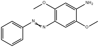 4-アミノ-2,5-ジメトキシアゾベンゼン 化学構造式