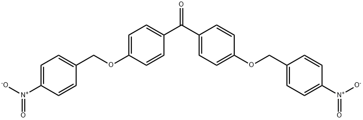 bis[4-[(4-nitrophenyl)methoxy]phenyl]methanone Structure