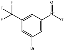 3-ブロモ-5-ニトロベンゾトリフルオリド 化学構造式