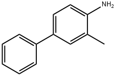 3-メチルビフェニル-4-アミン 化学構造式