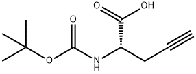 Boc-L-炔丙基甘氨酸, 63039-48-5, 结构式
