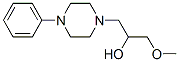 1-methoxy-3-(4-phenylpiperazin-1-yl)propan-2-ol Structure