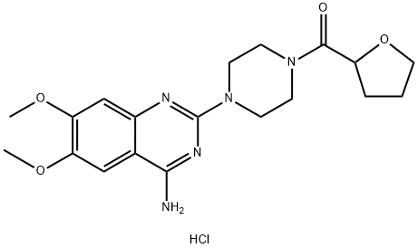 テラゾシン塩酸塩 化学構造式