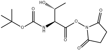 tert-butyl [R-(R*,S*)]-[1-[[(2,5-dioxopyrrolidin-1-yl)oxy]carbonyl]-2-hydroxypropyl]carbamate Structure