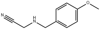 2-((4-甲氧基苄基)氨基)乙腈, 63086-28-2, 结构式