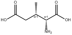 (+/-)-3--甲基谷氨酸, 63088-04-0, 结构式
