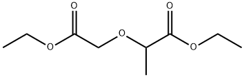 2-(2-エトキシ-2-オキソエトキシ)プロパン酸エチル 化学構造式