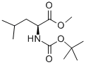 BOC-L-亮氨酸甲酯, 63096-02-6, 结构式