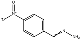 1-(4-ニトロベンジリデン)ヒドラジン 化学構造式