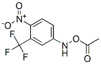 [[4-nitro-3-(trifluoromethyl)phenyl]amino] acetate 结构式