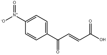 TRANS-3-(4-ニトロベンゾイル)アクリル酸 化学構造式