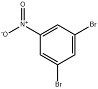 1,3-ジブロモ-5-ニトロベンゼン 化学構造式
