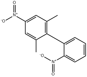 1,3-dimethyl-5-nitro-2-(2-nitrophenyl)benzene 结构式