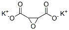 2,3-オキシランジカルボン酸ジカリウム 化学構造式