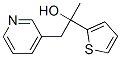 1-pyridin-3-yl-2-thiophen-2-yl-propan-2-ol 结构式