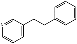 1-フェニル-2-(3-ピリジル)エタン 化学構造式