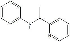 N-[1-(2-ピリジル)エチル]アニリン 化学構造式