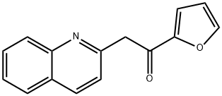 1-(2-furyl)-2-quinolin-2-yl-ethanone 结构式