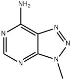 3H-1,2,3-Triazolo[4,5-d]pyrimidin-7-amine, 3-methyl- (9CI) 结构式