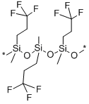 ポリ(メチル-3,3,3-トリフルオロプロピルシロキサン), M.W. 14,000 化学構造式