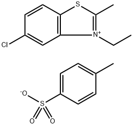5-氯-3-乙基-2-甲基苯并[D]噻唑-3-鎓4-甲基苯磺酸盐 结构式