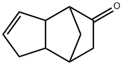 1,3a,4,6,7,7a-ヘキサヒドロ-4,7-メタノ-5H-インデン-5-オン 化学構造式