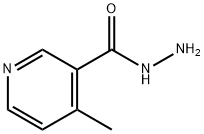 3-Pyridinecarboxylicacid,4-methyl-,hydrazide(9CI) Structure