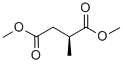(S)-(-)-メチルこはく酸 ジメチル 化学構造式