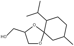 薄荷酮甘油缩酮, 63187-91-7, 结构式