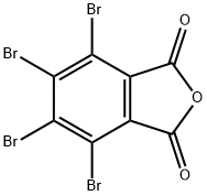 テトラブロモフタル酸  無水物 化学構造式