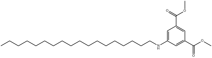 METHYL-5-N-OCTADECYLAMINO-BENZENE 1,3 DICARBONATE Structure