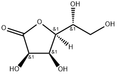 D-グロン酸γ-ラクトン 化学構造式