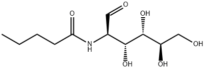 N-n-戊酰-D-葡(萄)糖胺, 63223-57-4, 结构式