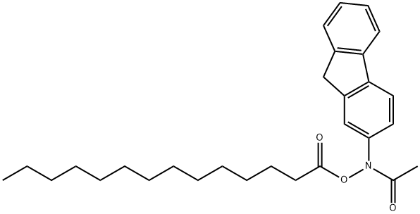 N-myristoyloxy-N-acetyl-2-aminofluorene Structure