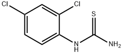 2,4-二氯苯(基)硫脲 结构式