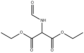 ホルムアミノマロン酸 ジエチル 化学構造式