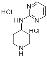 N-(哌啶-4-基)嘧啶-2-胺二盐酸盐 结构式