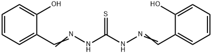 1,3-bis[[(Z)-(6-oxo-1-cyclohexa-2,4-dienylidene)methyl]amino]thiourea Structure