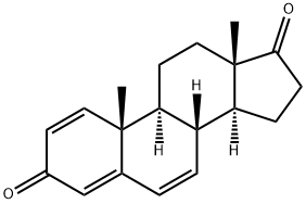 雄甾-1,4,6-三烯-3,17-二酮 结构式