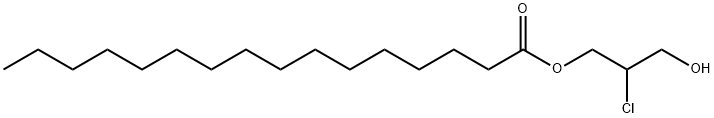 RAC 1-パルミトイル-2-クロロプロパンジオール 化学構造式