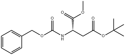 Cbz-L-αβAsp-(OBut)-OMe 化学構造式