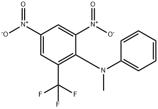 N-甲基-N-苯基-2,4-二硝基-6-(三氟甲基)苯胺, 63333-32-4, 结构式