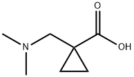 Cyclopropanecarboxylic acid, 1-[(dimethylamino)methyl]- (9CI) 结构式