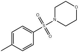 4-[(4-メチルフェニル)スルホニル]モルホリン 化学構造式
