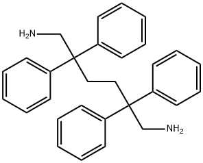 2,2,5,5-tetraphenylhexane-1,6-diamine Structure