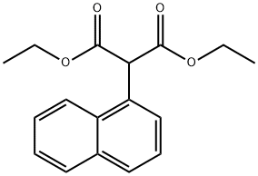 2-NAPHTHALEN-1-YL-MALONIC ACID DIETHYL ESTER 结构式