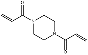 1,4-ジアクリロイルピペラジン 化学構造式