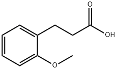 3-(2-甲氧基苯基）丙酸 结构式
