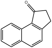 2,3-ジヒドロ-1H-ベンズ[E]インデン-1-オン 化学構造式