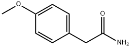 (4-メトキシフェニル)アセトアミド 化学構造式
